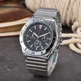 2023 2024 Luxury Quartz de haute qualité Batterie pour hommes MONTRE MECTIONNEL ACIER BREIT SIX HANDES CHRONOGRAPHIE 1884 Multifonction Limited Edition Wristwatch Ben-04