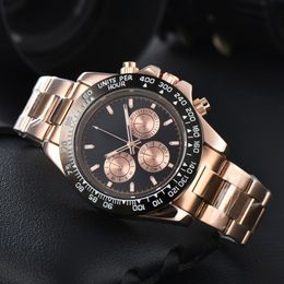 2023 2024 Luxury Men Watch Designer Mens Watchs Quartz Watchs Imperproof Imperproof inoxydless Steel Sapphire Glass Fashion Wrists Montre à Quartz Watch Rol -06