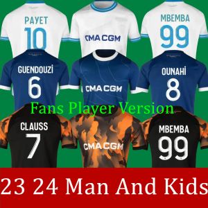 2023 2024 maillot voetbalshirts voet CUISANCE GUENDOUZI ALEXIS PAYET CLAUSS voetbalshirts mannen kinderen VERETOUT UnderVitinha fans speler