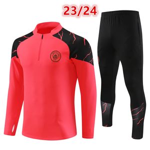 2023 2024 Man City Soccer Traits Men and Kids 23 24 Traje de entrenamiento de chándal de fútbol Jogging Chandal Futbol Survetement 489