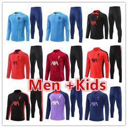 2023 2024 Hommes Soccer Survêtement 22 23 24 ANGLETERRE Maillot de football Enfants Football Survêtement Survêtement Survetement Survetement Foot Chandal Kits de jogging Ensembles