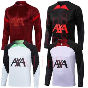 2023 2024 LIVERP SOCTER Tracksuit 22 23 24 Voetbal Jersey Voetbaltraining Top Survetement Foot Chandal Jogging Half-Zip lange mouwen trainingskleding