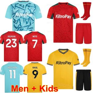 2023 2024 Heren Jeugdvoetbal 11 Hwang Hee-Chan Jersey Club Team 12 Matheus Cunha 17 Hugo Bueno 1 JOSE SA 7 Pedro Neto 9 Raul Jimenez Voetbalshirttenues Uniform LangDui