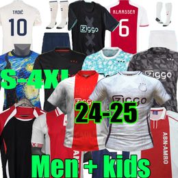 3xl 4xl Retro 21 22 23 24 Akpom Taylor Soccer Jerseys Tadic Brobbey Berghuis Marley Kit Bergwijn Cruyff 2023 2024 Home Away Third Henderson Football Shirt Men Kids