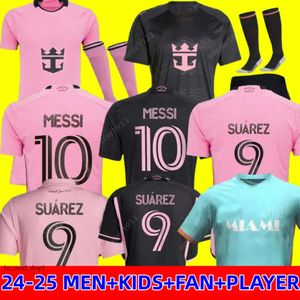 2023 2024 MESSIS Inters Miamis Soccer Jerseys BECKHAM Chemises de football 2023 2024 MATUIDI HIGUAIN TRAPP PELLEGRINI PIZARRO SERGIO FC Jersey Fans 437