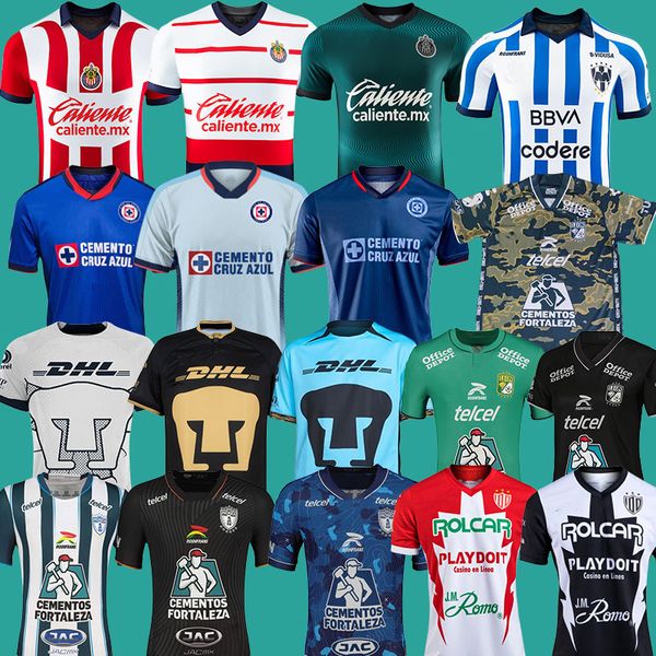 2023 2024 Club de football mexicain Chivas CD Guadalajara Pachuca Cruz Azul 23 24 Maillots de football Leon MONTERREY necaxa Pachuca UNAM Maillot de football LIGA MX Kit Uniformes