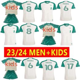 2023 2024 MLS Austin FC Soccer Jersey Kid Kit Man Major League 23/24 Maillot de football Primaire Accueil Vert Las Voces Extérieur Blanc Tan Armadillo DRIUSSI RIGONI RING WOLFF