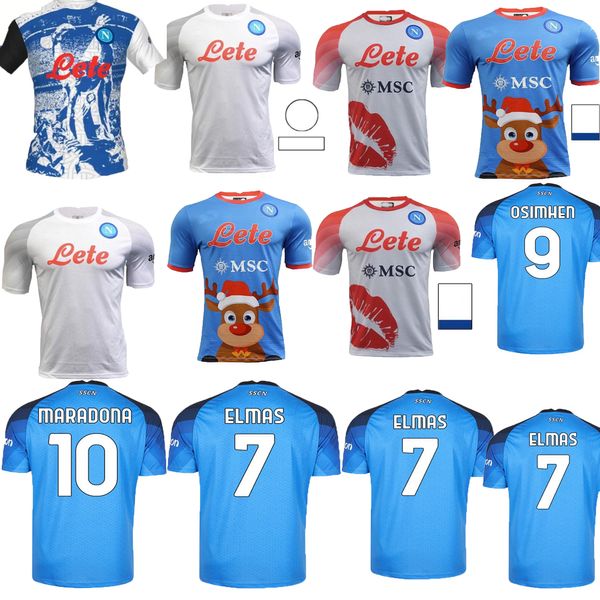 2023 2024 Napoli camisetas de fútbol Maglietta OSIMHEN INSIGNE 23 24 Nápoles Politano Di Lorenzo MAGLIA MERTENS VERDI MILIK hombres kit camisetas de fútbol