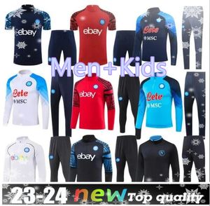 2023 2024 Napoli Survêtement Jerseys Football KVARATSKHELIA MINJAE ZIELINSKI H.LOZANO OSIMHEN POLITANO Survêtements Veste Hommes Enfants Formation Sports Wear6