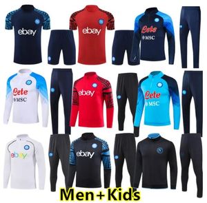 2023 2024 Napoli Chándal Jerseys de fútbol KVARATSKHELIA MINJAE ZIELINSKI H.LOZANO OSIMHEN POLITANO Trajes de pista Chaqueta Hombres Niños Entrenamiento Deportes Wear66666