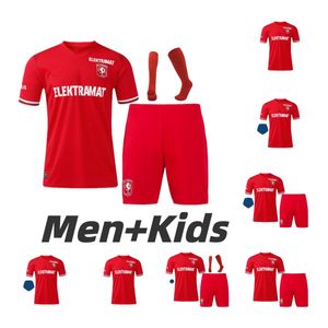 2024 2025 FC Twente voetballen Jerseys Home Red Away Camisetas de Futbol Outdoor Sports Hoogwaardige Thaise versie Maillots de Foot 24/25 Men Kids Football Shirt Uniform Top