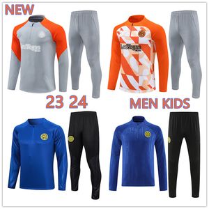 2023 2024 nouveau inter LAUTARO chandal futbol football MILANO Combinaison d'entraînement 23 24 milans camiseta DE FOOT survêtement uniformes hommes enfants kit survetement