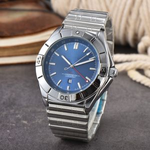 2023 2024 New Mens Watch Quartz Luxury Navitimer B01 Dial Brand Chronograph Belt Steel Strap High Quality Wristwatch Men's Quartz Watches Ben-07