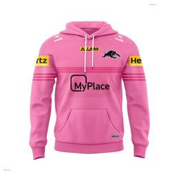 2023 2024 Nieuwe Penrith Panthers Rugby Hoody Heren Sportwear Trui Outdoor Hoodies Ontwerpers Heren Hoodie