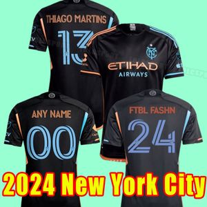 2024 2025 New York City Soccer Jerseys Fans Joueur Moralez HEBER Castellanos FC Chemise de football GRIS RODRIGUEZ TALLES MAGNO KEATON camesitas de futol 24 25 hommes enfants