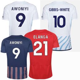 2023 2024 NottinGHams voetbalshirts ELANGA ORIGI GIBBS-WIT DANILO NIALHATE SANGARE HUDSON-ODOI AWONIYI WOOD AINA MONTIEL ForestS 23 24 voetbal HEREN KINDEREN shirt 4XL