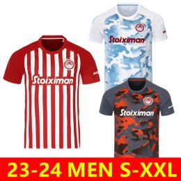 2023 2024 Olympiacos Piraeus Soccer Jerseys Greece Olympiakos UI Jo Hwang Masouras Oleg Kunde Biel James Bakambu El Arabi Valbuena 23 24 Football Shirt Z 4.30