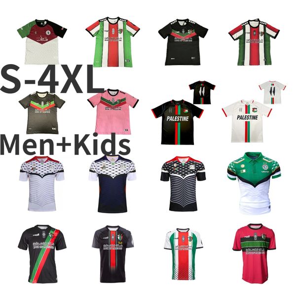 2023 2024 Palestine Soccer Jerseys Home Away Noir Blanc Camisetas de Futbol Maillots de Foot 22 23 24 T-shirts pour hommes Palestine Pakistan Survêtement Chemises de football Tops