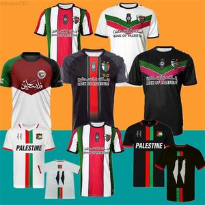 2023 2024 Palestino Mens Soccer Jerseys Palestine National Team Jimenez Benitez Cortes Accueil Rouge Blanc Noir Football Shirt Short S SKHC