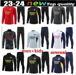 2023 2024 Pepe Saka Pink Arsen Tracksuit voetbalvoetbal Jerseys 23 24 Gunners Trainingspak Odegaard Thomas Tierney Smith Rowe Transport Men Kids Sportswear Kit666