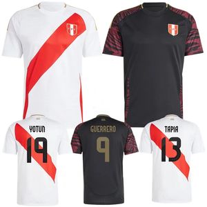 2024 2025 Jerseys de football au Pérou Lapadula Guerrero Tapia Traco Pena Cartagena Grimaldo Callens National Team 24 25 Football Men Kids Shirt 4xl