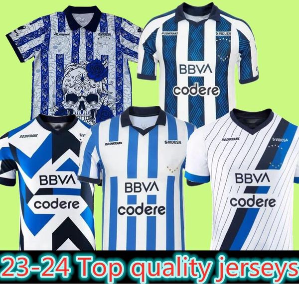 2023 2024 RAYADOS Jerseys de fútbol Canales R.funes Hogar lejos Edición especial LIGA MX Mori AGUIRRE TECATITO MONTERREY BERTERAME 23 24 Liga Camisetas de fútbol para hombre