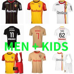 2023 2024 RC Lens Frankowski Voetbalshirts KAKUTA GANAGO SOTOCA FOFANA GRADIT 23 24 Maillot Voet Camisa De Futebol heren Kids Kit Voetbal