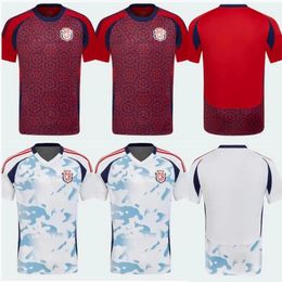 2024 2025 Costa Rica Soccer Jerseys Home Away Campbell Bennette Men Kit National Team Ruiz Aguilera Salas 25 24 Tejeda Venegas Football Shirts Contreras