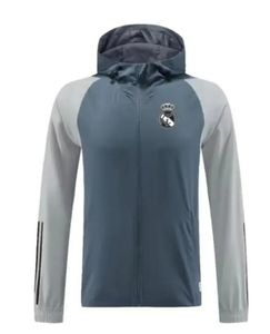 2023 2024 Real Madrid Full Full Zipper Tracksuis Suit Training Suit Vini Jr Bellingham Hooded Veste Windbreaker 23/24 Real Madrides Men Football Camavinga survivant