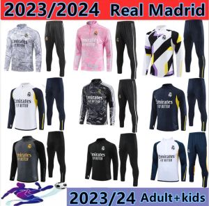 2023 2024 Real Madrids trainingspak trainingspak VINI JR BELLINGHAM 22 23 24 real Madrides lange mouwen heren kindervoetbal sportkleding chandal futbol survetement