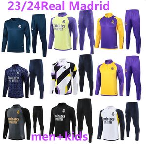 2023 2024 Chándal del Real Madrid traje de entrenamiento VINI JR BELLINGHAM 23/24 real Madrid hombres y niños fútbol CAMAVINGA ropa deportiva chandal futbol survetement
