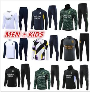 2023 2024 Real Training Suit Vini Jr Bellingham 23/24 Madrids Men and Kids Football Camavinga Sportswear Chandal Futbol survivant
