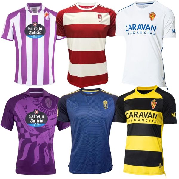 2023 2024 Real Valladolid Soccer Jersey Zaragoza Amallah Club Sad Camisetas de Futbol Granada Equipo G. Plata Fútbol Camisetas Monchu Man Football Camiseta