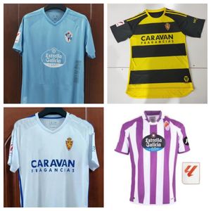 2023 2024 Echte Zaragoza Celta voetbaltruien Negredo Camisetas de futbol Lozano Alex Bermejo Cala Camiseta 23 24 Men Kids Kit Sobrino Cadiz voetbaloverhemden
