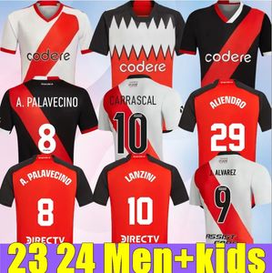 2023 2024 River Plate Soccer Jerseys Barco de la Cruz Quintero Aarezpratto Fernandez Camisetas Solari Men Kids JavaScript 23 24 voetbal shirts palacios