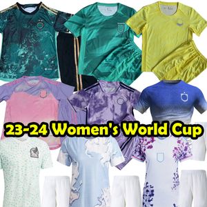 2023 2024 ROBERTSON Copa Mundial Femenina Camisetas de fútbol para niños Inglaterra México BÉLGICA Holanda España Suecia AARONSON TOONE Camiseta de fútbol para niños Uniformes