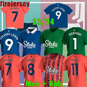 2023 2024 Rotterdam FERGUSON Everton camisetas de fútbol EFC ECW Ratcliffe Bracewell Reid Gary Lineker Kanchelskis RIDEOUT camiseta de fútbol vintage