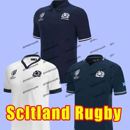 2023 2024 Scozia RUGBY MAGLIE 23 24 Vintage Nazionale di Rugby Camicia POLO T-shirt Coppa del Mondo Tshirt Casa Lontano LEAGUE Sevens Pantaloni da allenamento _Jersey