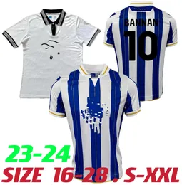 2023-2024 Sheffields Soccer Jerseys Mercredis Hommes Ensemble Enfants 23 24 Uniforme VAULKS BANNAN WINDASS WILKS PATERSON GREGORY SMITH Chemises de football à domicile Taille S-XXL 16-28