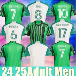 2023 2024 Soccer Jersey Kid Kit Man 23/24 Kiron de football Home Green Las Vacs Away White Tan Armadillo Driussi Rigoni Ring Rubio Wolff