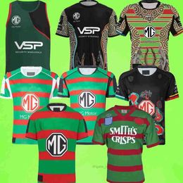 2023 2024 South Sydney Rabbitohs Rugby Jerseys 1989 Retro Mens Home Away Rabbits Shirts Top League Vest S-5xl Short Sleeve Indigenousyghj