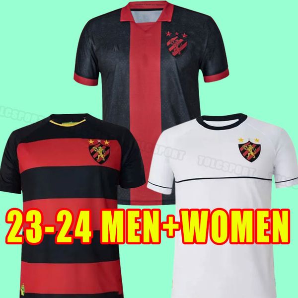 2023 2024 Sport Club do Recife camisetas de fútbol 23/24 camisetas de fútbol HERNANE MAIDANA THIAGO NEVES camiseta camisa de Leao hombres mujeres rayas camisas