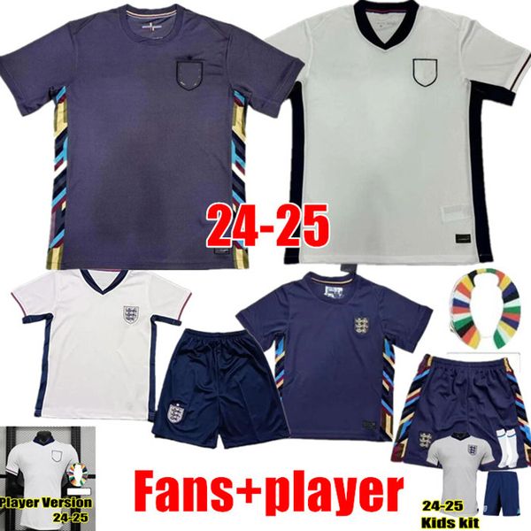 2023 2024 TOONE Camisetas de fútbol Angleterre Copa Mundial Mujeres Camiseta de fútbol Kirby White Bright Mead 24 25 Inglaterra Trippier Camiseta de fútbol nacional Hombres Niños Kit Uniforme