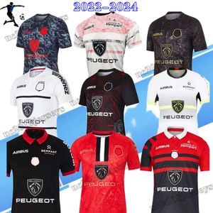 2023 2024 Toulous Rugby Jersey Maillot Stade Francais Paris Union Toulouser 23 24 Hogar lejos Perpignan Ernest Wallon Calentamiento Tamaño de la camisa