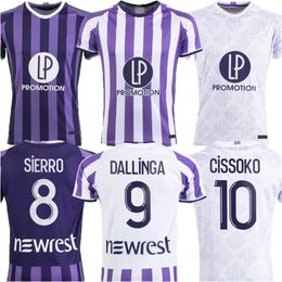 2023 2024 Jerseys de fútbol Toulouse Costa Dallinga Gboho Sierro Cissoko Nicolaisen GraMri Gelabert 23 24 Football Men Kids Shirt