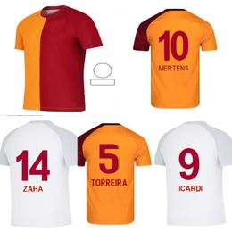 2023 2024 Turquie Icardi Soccer Jerseys 23 24 Home Away Third Football Shirt Zanioli Bakambu Mertens Zaha Akgun Akturkoglu 100e anniversaire de la Ligue des champions