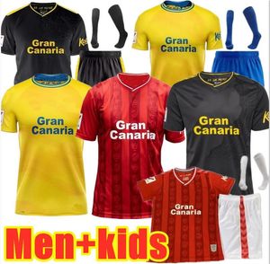 2023 2024 UD Las Palmas maillots de football Julian Araujo 23 24 Maximo Perrone Alberto Moleiro Munir El Haddadi JONATHAN VIERA ARAUJO maison troisième maillots de football enfants