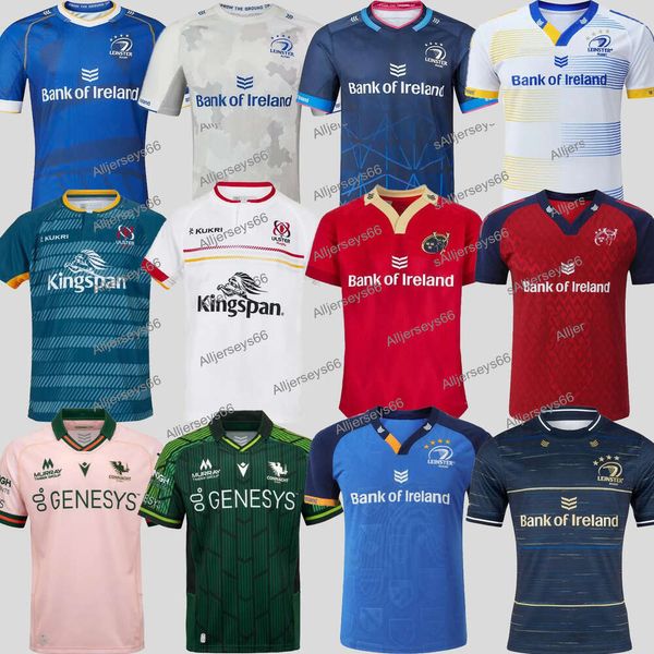 2023 2024 ULSTER Leinster MUNSTER Rugby Jersey Hogar lejos 22 23 24 CONNACHT EUROPEO ALTERNO Irlanda Irish Club Shirt