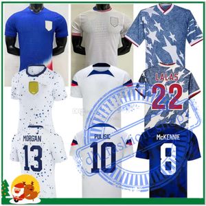 2023 2024 Estados Unidos PULISIC Soccer Jerseys Mckennie REYNA Mkennie WEAH SWANSON Usas MORGAN RAPINOE 1994 Hombres Mujer / Niños Kit Camiseta de fútbol 197