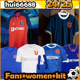 2023 2024 Universidad de Chile Soccer Jerseys 23/24 FERNANDES VARGAS PALACIOS MOYA FERNANDEZ Football Femmes Hommes Enfants Kits Chaussettes Ensembles Complets Chemises Adultes